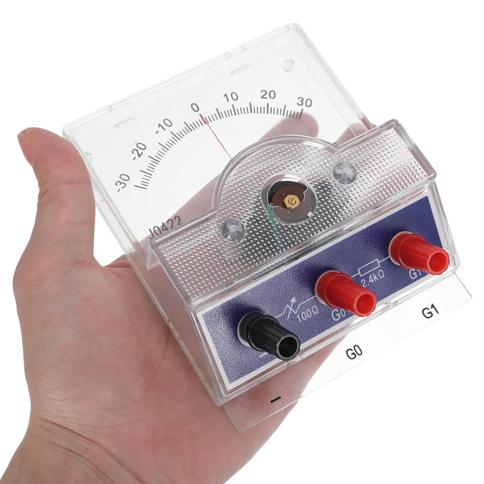 DC Analog Voltmeter Low Voltage Meter for Student Lab Practice Plastic Educational Testing Tool