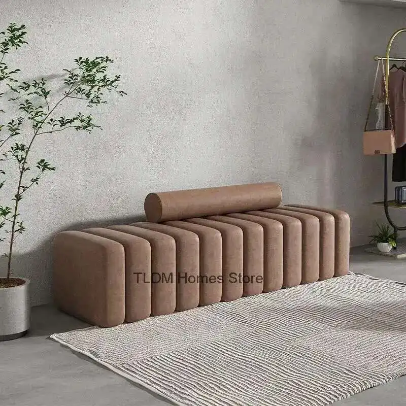 Creative Entryway Shoe Changing Stools Home Bench Nordic Living Room Furniture Clothing Store Sofa Stool Light Luxury Ottomans L