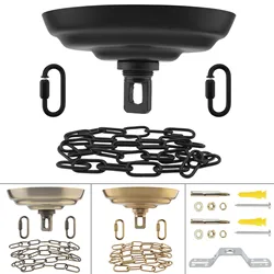 Heavy Duty Canopy Kit 3.2FT Pendant Light Fixture Chain Canopy Kit for Chandelier / Light Fixtures
