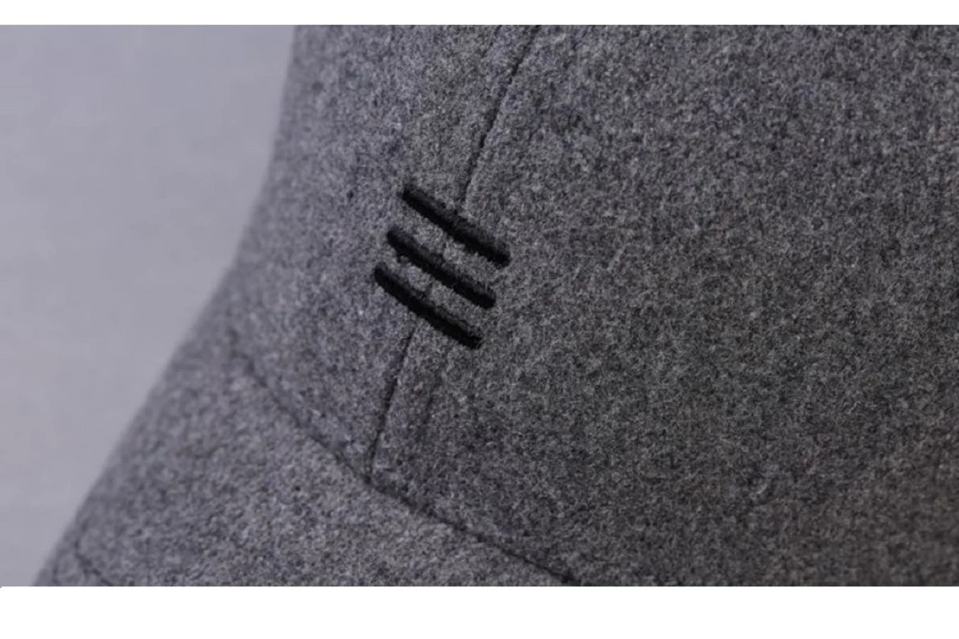 Winter Dad Warm Filz Hüte Großen Kopf Mann Frauen Jungen Mädchen Wolle Visier Männlich Plus Größe Baseball Caps 56-62 cm 62-68 cm – Detail 12