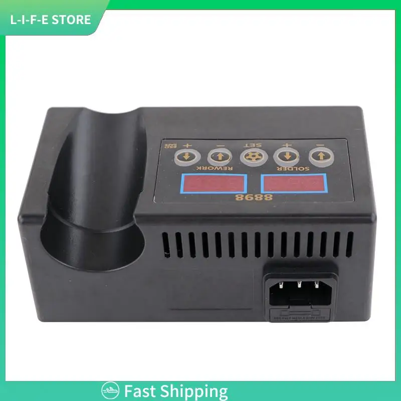 

8898 Soldering Station Portable Digital Hot Air BGA Rework Solder Station For Cell-Phone PCB IC Welding Tools-AA98