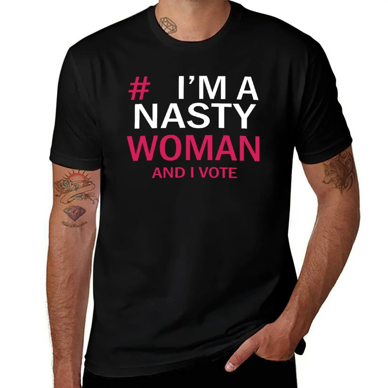 Футболка «I'm A Nasty Woman And I Vote», легкая футболка для бега