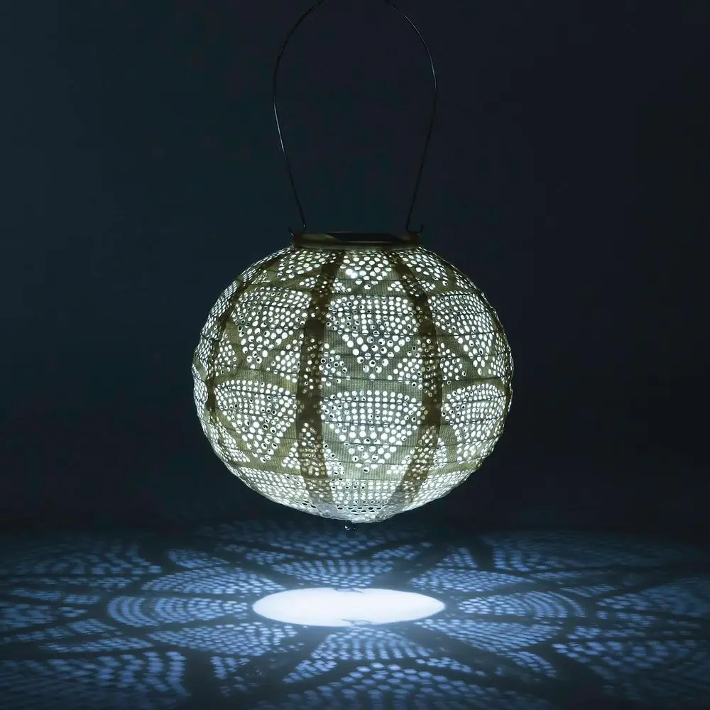 Home Garden 31771 Soji Stella Globe 8 polegadas. Lanterna Tyvek (Pérola)