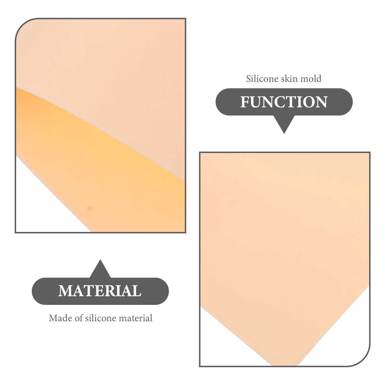 

15Pcs Silicone Tattoo Practice Skin Sheets Blank Makeup Practice Skin Reusable Portable Tattooing Training Mold for Salon Beauty