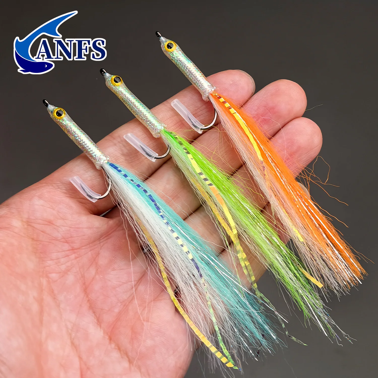 ANFS Moscas Streamer para agua salada – Mosca grande