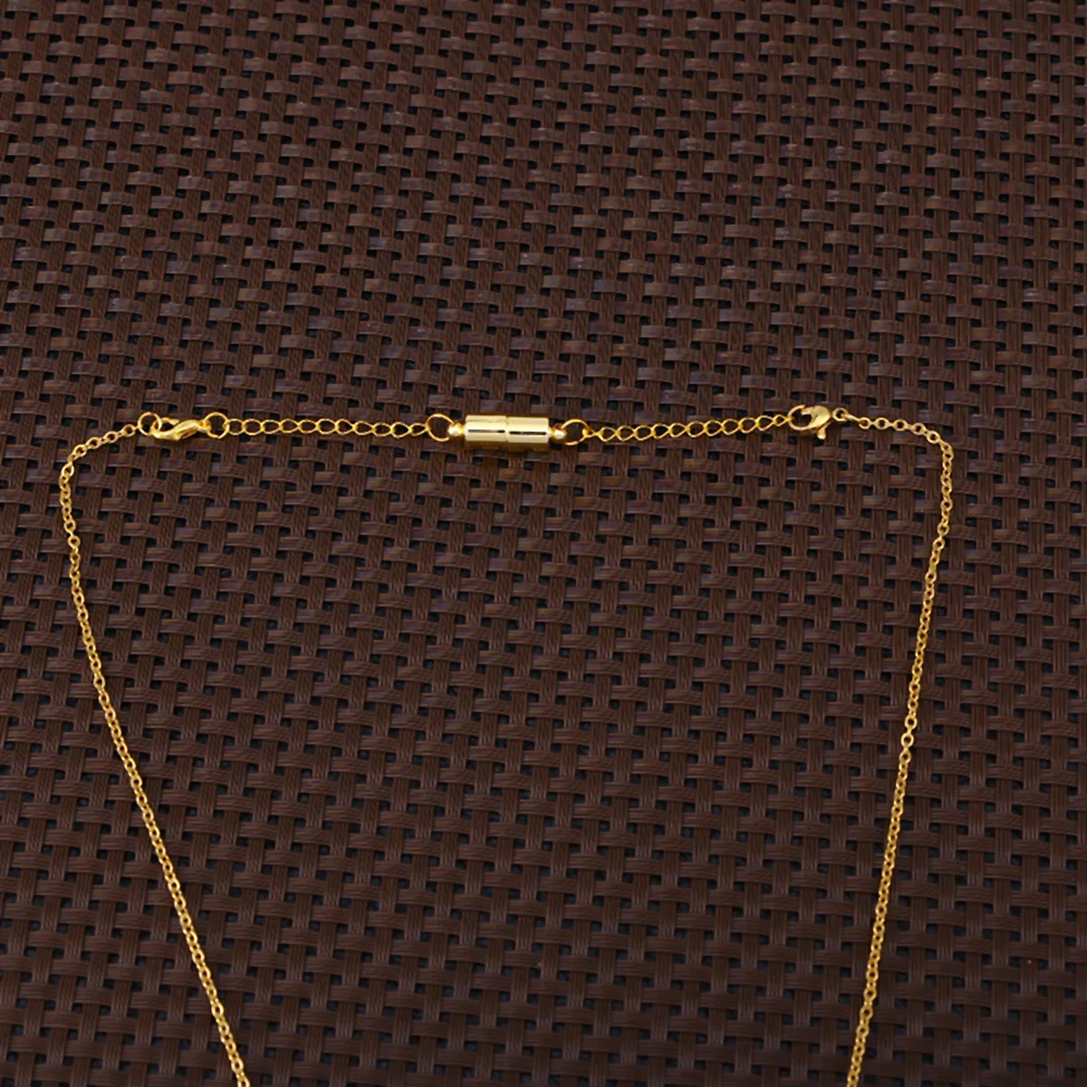 10pc Magnetic Jewelry Extenders Stainless Steel Necklace Linker For Bracelets Anklets Adjustable Connector Accessory Golden