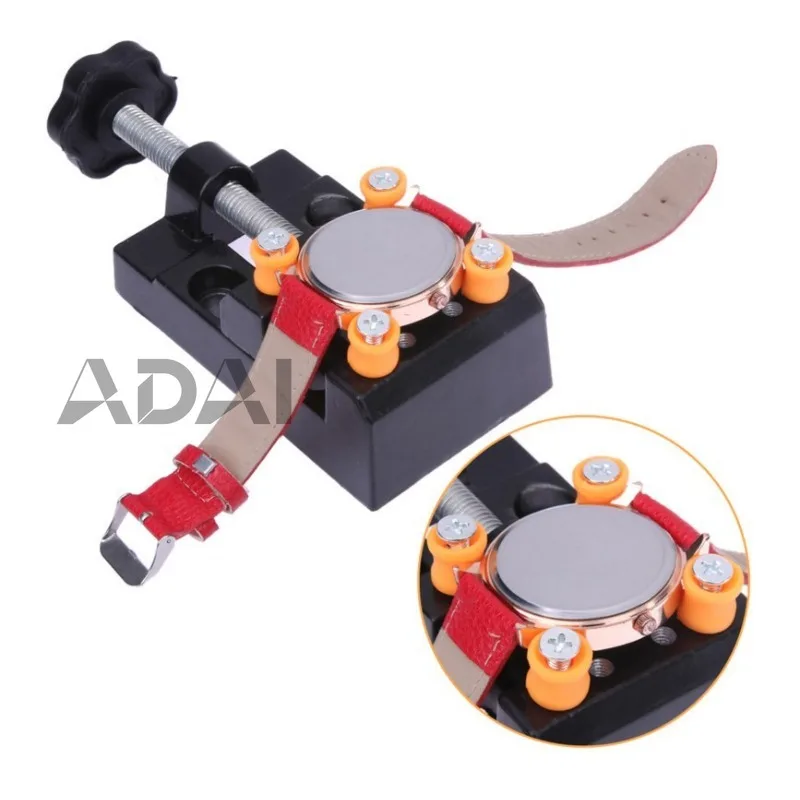 

Зажим из алюминиевого сплава с восьмиячеечным креплением для стола, плоский зажим для бусин (оливка, бодхи, Будда), фиксатор для часов, зажим для печатной платы/принтера