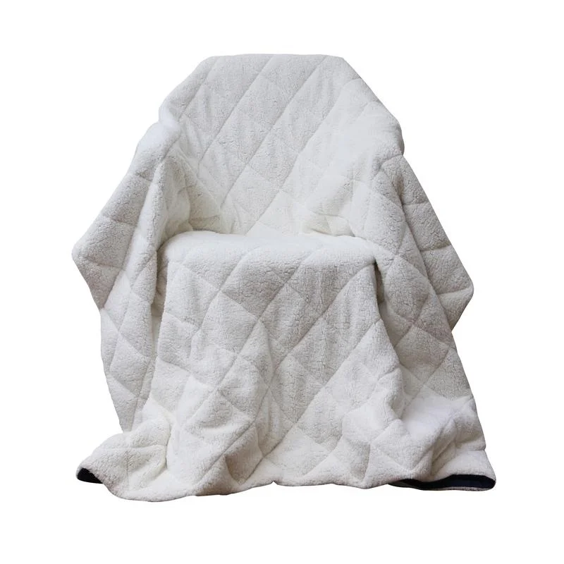

Reversible Throw Blanket, 60" x 80", Polyester, Modern Style, for Sofa, Bedroom, Office, Outdoor Use