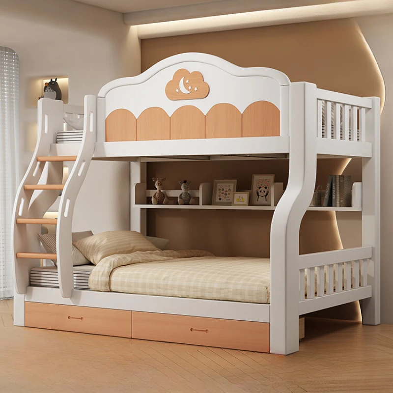 

Support Simple Bunk Bed Nordic European Unique Living Room Frame Kids Bunk Bed Children Cama Matrimonial Bedroom Furniture