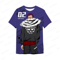 2024 męskie Anime One Piece Monkey D. Luffy Roronoa Zoro drukowanie 3D koszulka Cosplay damskie dziecięce koszulki uliczne duży top