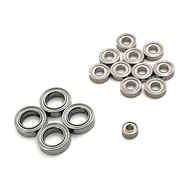 Wltoys 284161 284010 284131 K989 k979 K969 P929 P939 15pcs Steel Bearing 6*10*3mm 2*5*2.5mm 3*7*2mm 1/28 RC Car Upgrade Parts