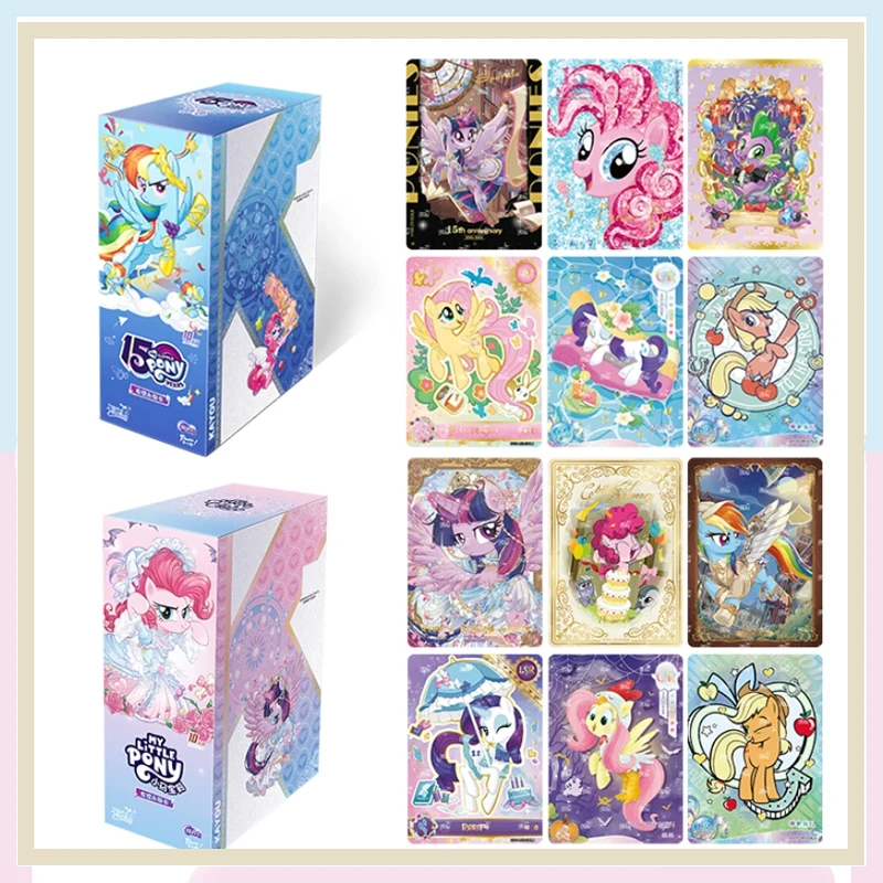 

Anime My Little Pony Lunar Pack 8-9 Premium Collectible Card Series Beautiful Children's Gift Complete Trading Card Collection
