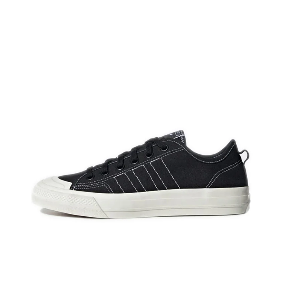 Adidas Originals Nizza Skateboard Shoes Unisex Low Top Black EE5599