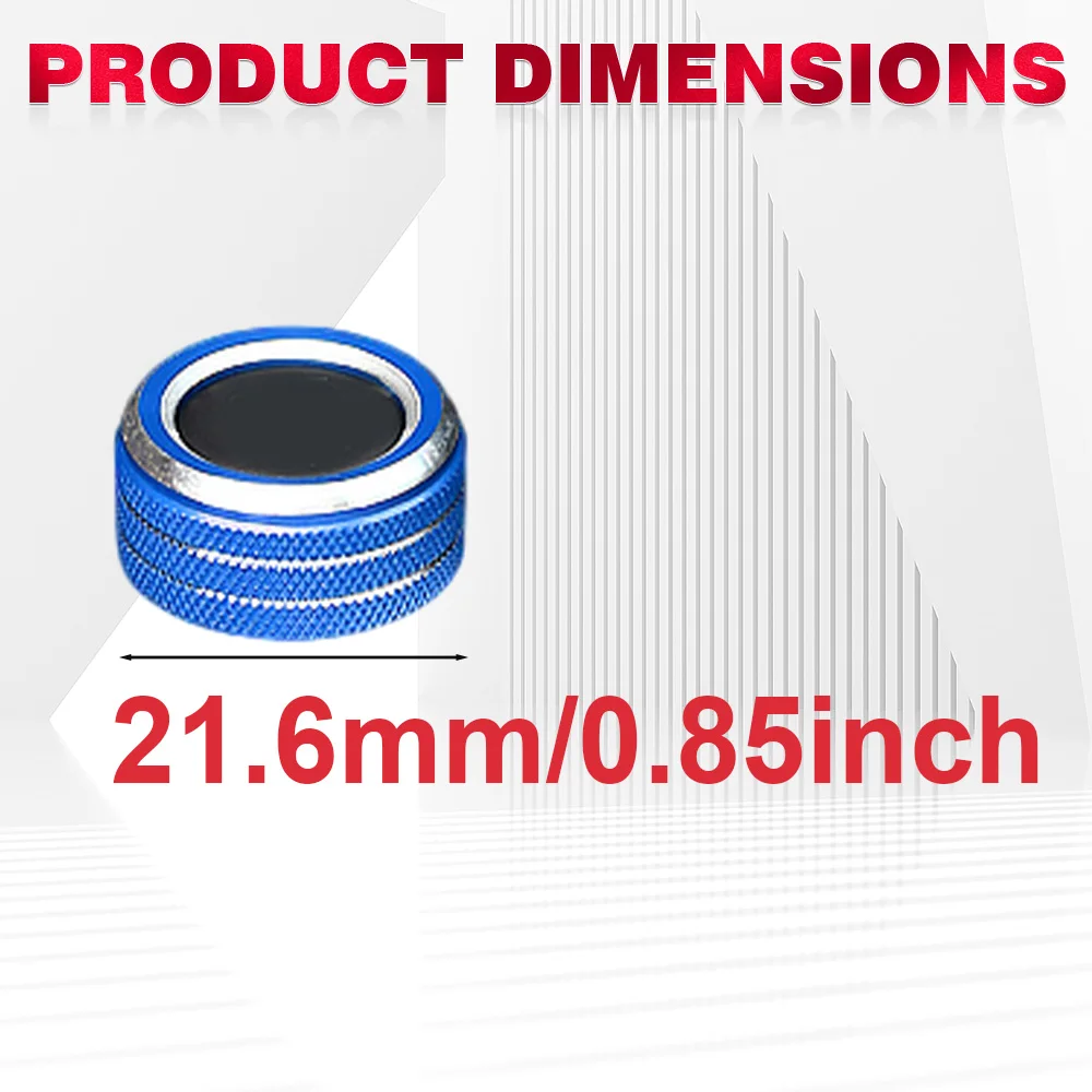 Perilla de ajuste de espejo retrovisor de coche, decoración de anillo, cubierta embellecedora para Toyota Highlander 2020 2021 2022 2023 2024 2025, 1 ud.