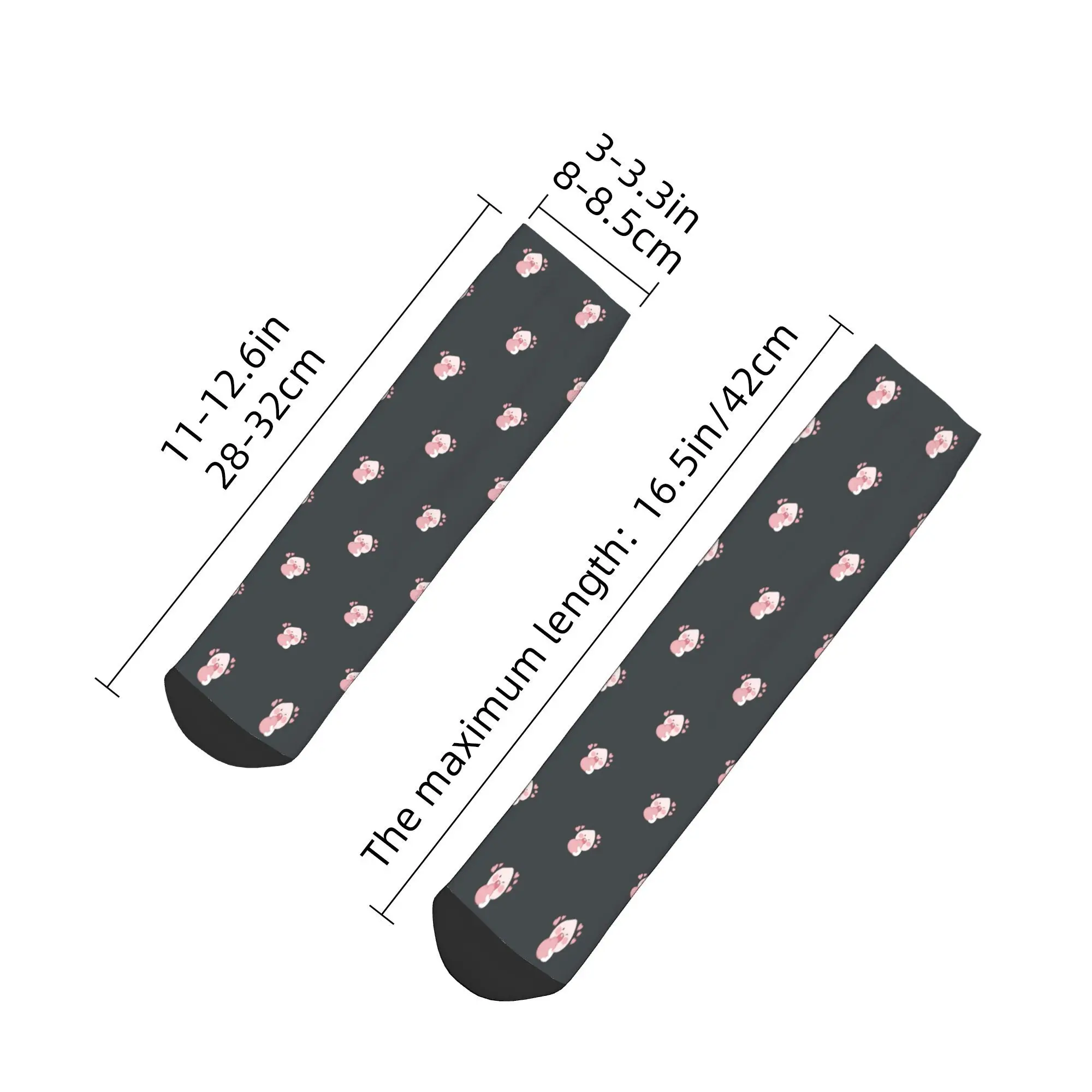 Calzini Silly Baby Apeach Calze Harajuku che assorbono il sudore Calzini per tutte le stagioni Accessori per regalo di compleanno unisex