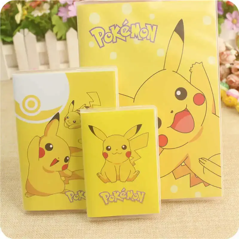 Pokemon Pikachu Notebook Cartoon Anime Cute Student Diary Children Rubber Sleeve Notepad Fashion Learning Supplies Holiday Gifts