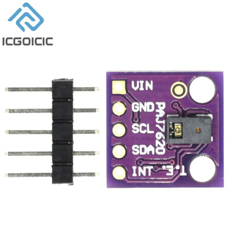 PAJ7620U2 Gesture Sensor Module – 9 Motion Gestures, I2C Interface, 3.3V for Arduino ESP32 Smart Devices & IoT Projects