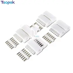 5pcs 6Pin Strip to Male Connector, Stanard 6-PIN Cut-End V3 2.0 Version For HUE lightstrip RGB+CCT 12mm PCB LED Strip