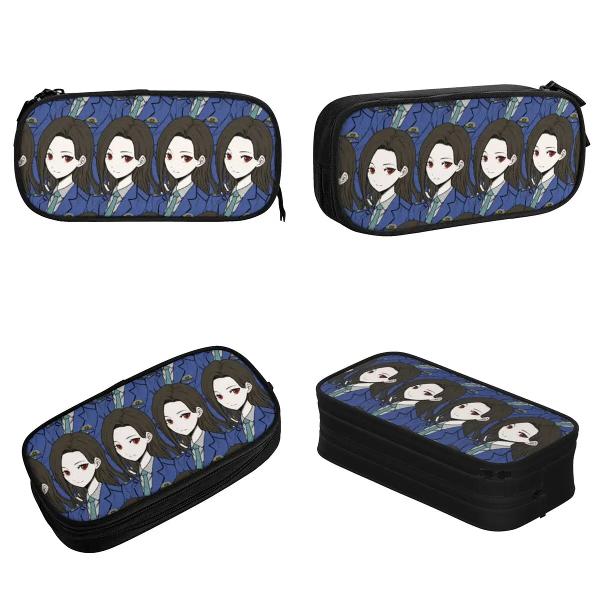 Megumi Sasahara Pencil Cases Death Game Your Turn To Die Pencil Pouch Pen Holder Girl Boy Big Capacity Pencil Bags Stationery