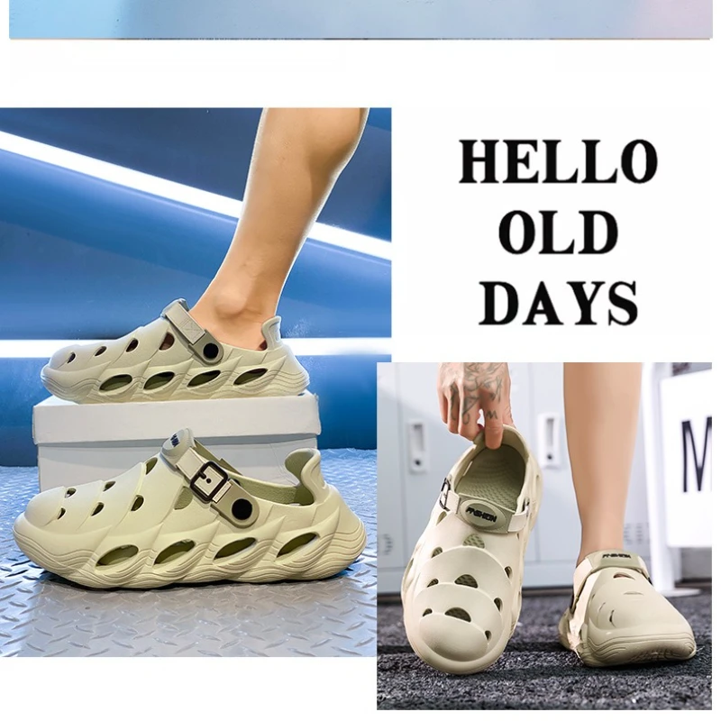 

Мужские летние спортивные элитные сандалии на толстой подошве, увеличивающие рост