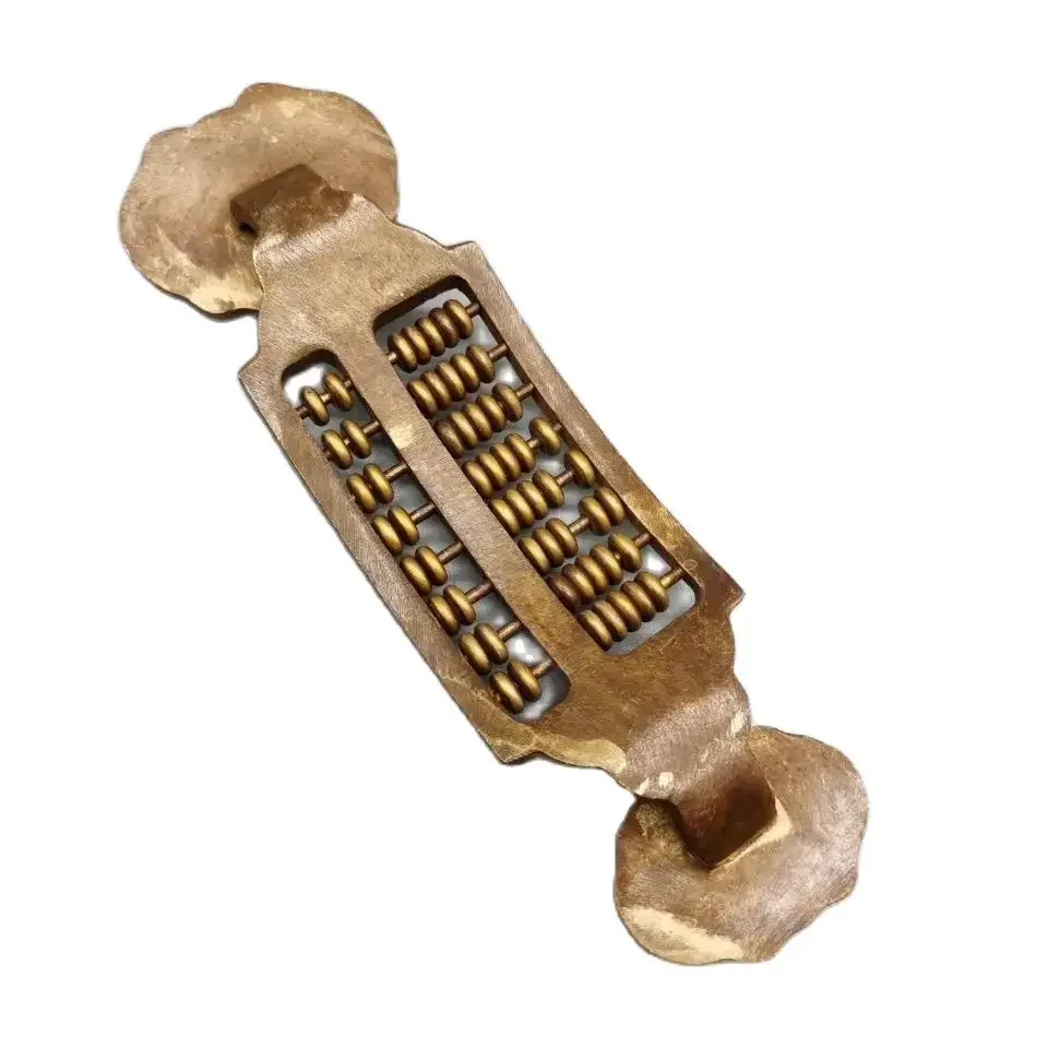 Brass auspicious ornaments, such as abacus, desktop decorations, living room decorations