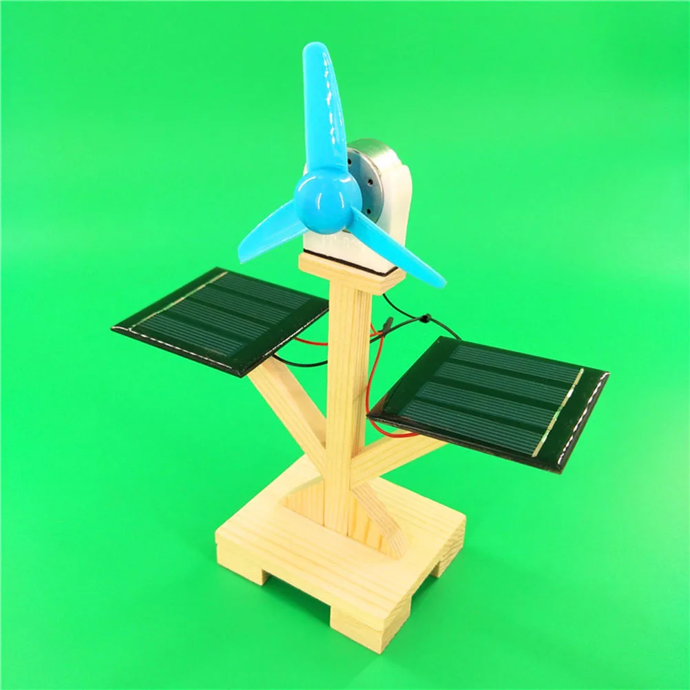 Conjunto de ventilador solar crianças brinquedo robô kit diy modelo física ciência manual científico alunos