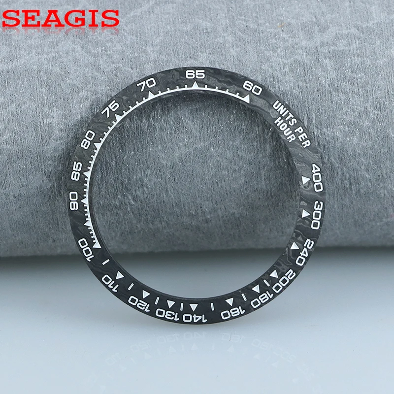 

Carbon Fiber Bezel 38.5mm*30.5mm inclined insert module watch accessories high quality watch bezel