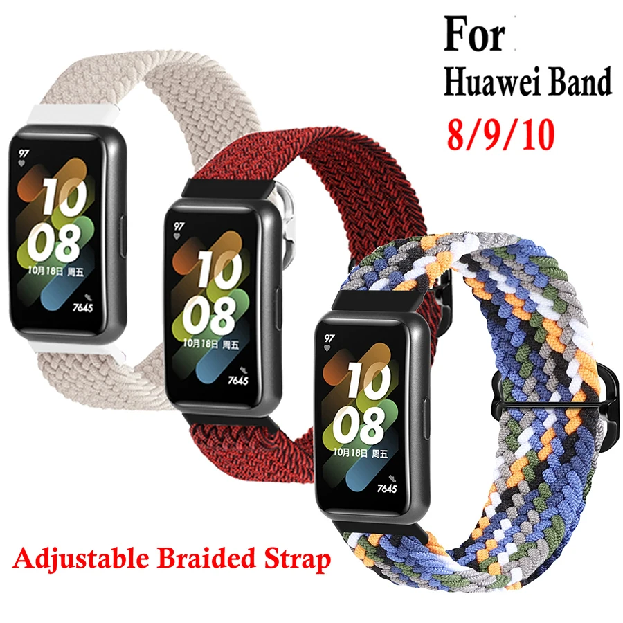 �y�Z�[�����zHuawei Band 8/9/10�p�i�C�����҂݃X�g���b�v�A�X�|�[�c�����p�u���X���b�g�x���g�AHuawei Band 8/9/10���X�g�o���h�ACorrea�A�N�Z�T���[