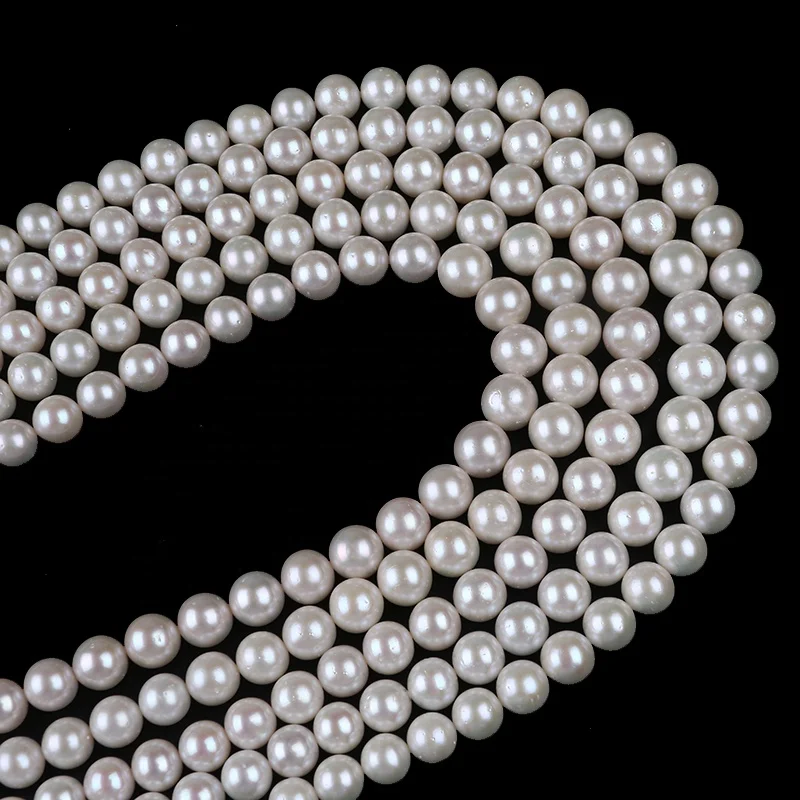 

Wholesale 11-14mm cultured freshwater pearl strand natural edison round loose pearls string for jewelry making