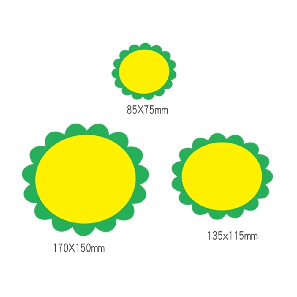 Flower Creative Blank Price Card Explosive Flower Advertising Sign Memo Label