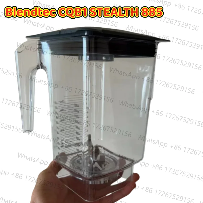 for Blender Container for Blendtec CQB1 STEALTH 885 Replacement (Cup Body + Knife + Lid）