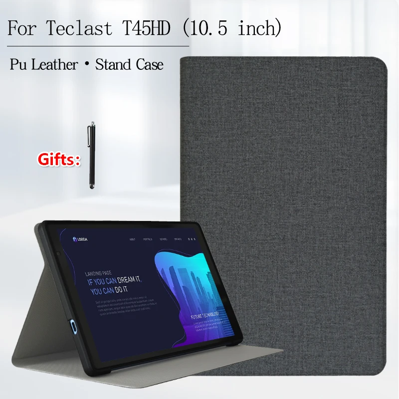 Case for Teclast T40HD,Pu Leather Protective Cover for Teclast T45HD 10.5 Inch Tablet PC + Stylus Pen