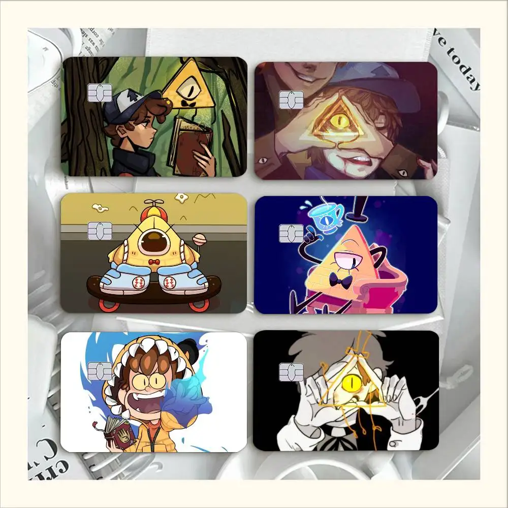 Bill Cipher Dipper Pines   Waterproof Film Skin Cover Credit Card Stickers Debit Front Bank Bus Pass