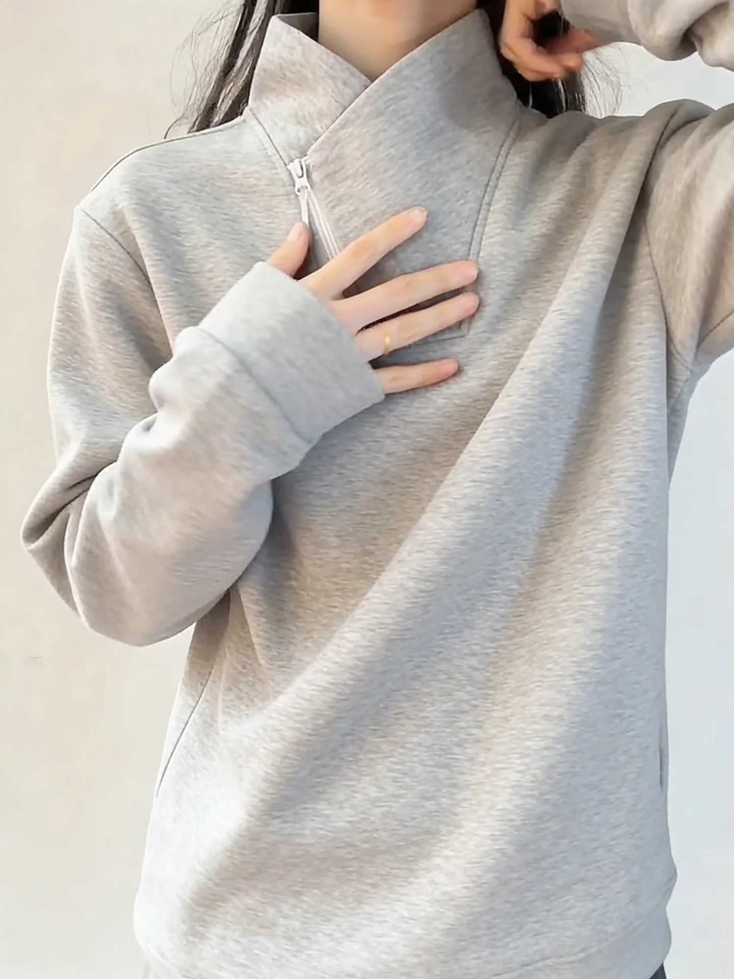

American Sle Fce Lined Thiened Long Sve Men's Hoodie Inner Wear T-irt Warmth Breathable Casual Streetwear Design