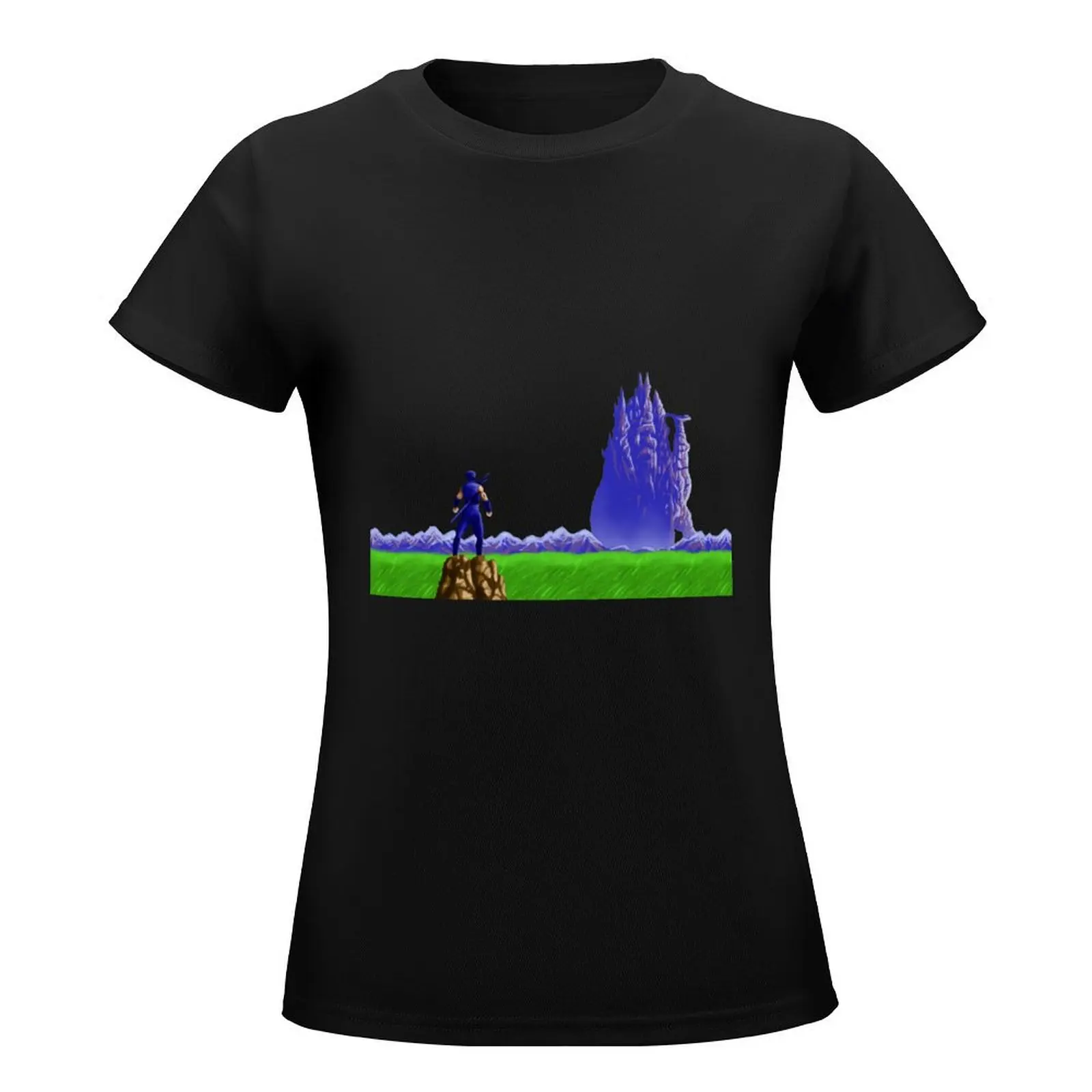 Ninja Gaiden T-Shirt graphics funny Summer Women's clothing