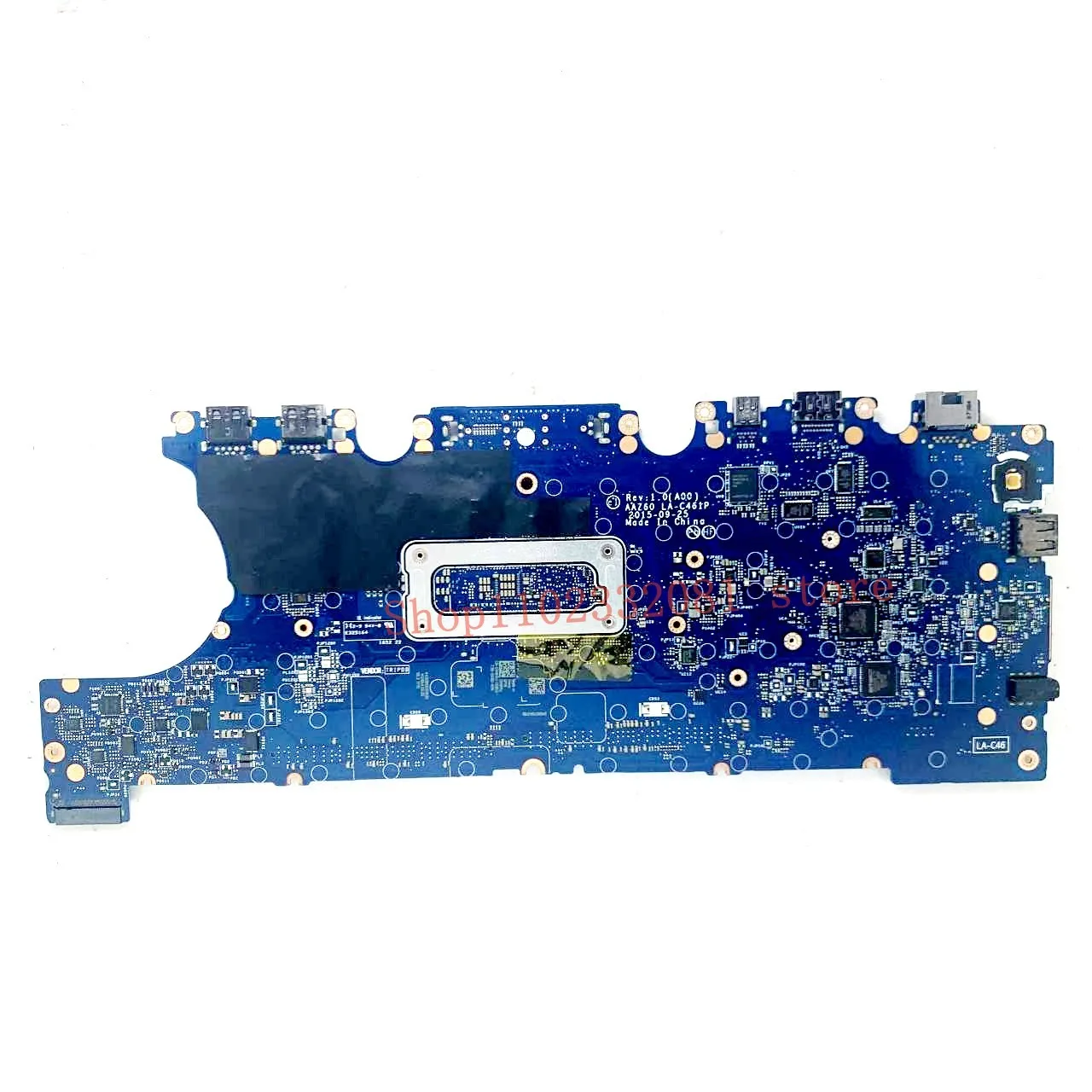 CN-0VNKRJ 0VNKRJ VNKRJ Mainboard For Dell E7470 Laptop Motherboard AAZ60 LA-C461P With SR2F1 I7-6600U CPU 100% Full Working Good