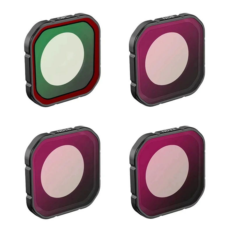 

4 шт. фильтр для объектива CPL ND8/16/32 комплект фильтров для экшн-камеры Insta360 Ace Pro2 ND затемнения CPL поляризатор аксессуар