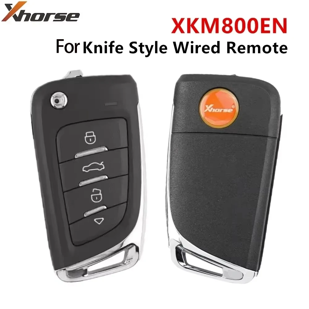

5pcs/Lot Xhorse XKM800EN Universal Flip Remote Car Key 4 Buttons forKnife Style English Version Auto Accessories for VVDI2 Tools