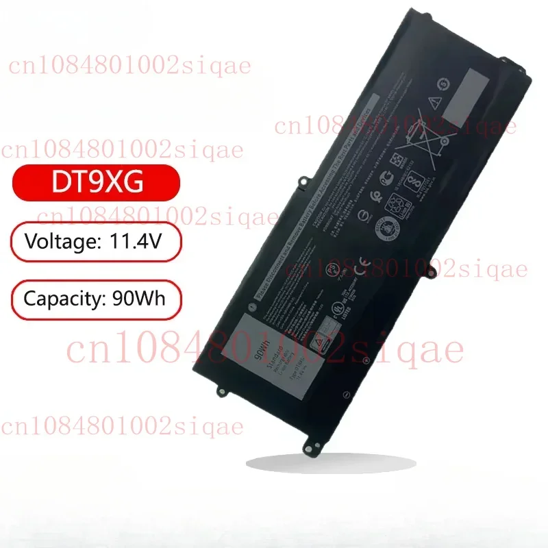 

New DT9XG 7PWKV Laptop Battery For Dell Alienware AREA-51M R1 R2 ALWA51M-R1782 D1968W D1968B D1746W D1733B P38E001 P38E%100 test