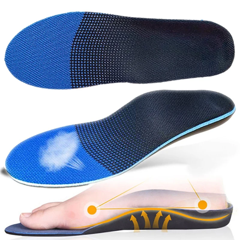 1 Pair of Unisex Insoles for Over-Pronation, Plantar Fasciitis, and Flat Feet - Improve Your Walking and Running Comfort!