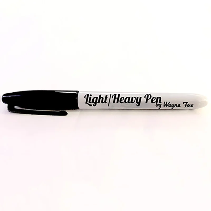 

Light and Heavy Pen by Wayne Fox Magic Tricks Can't be Lifted Pen Magia Close up Street Illusions Gimmicks Mentalism Props Funny