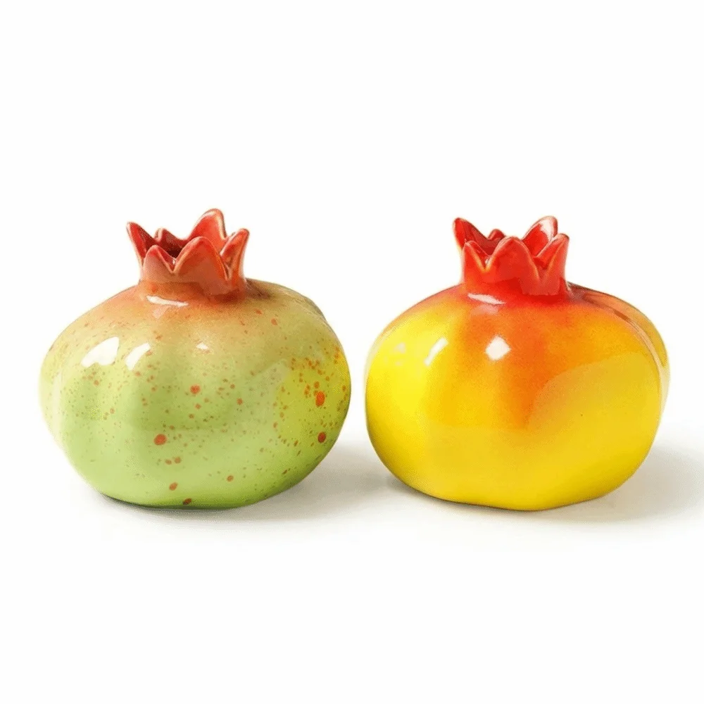 

Fun Ceramic Simulated Vases Small Handmade Hydroponic Container Flower Vases Home Accessories