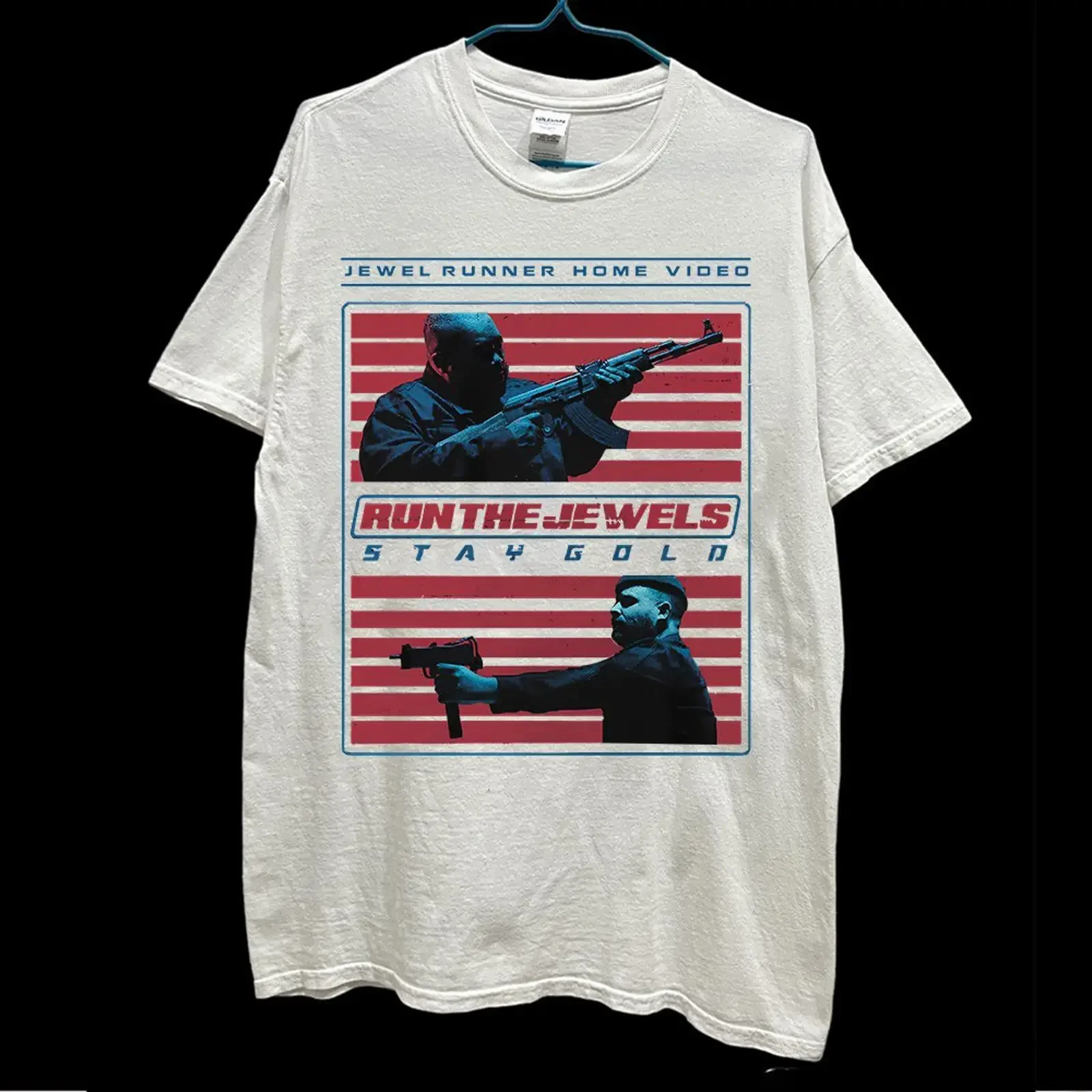 Retro Run The Jewels Camicia S 5XL 14D150 Vintage Washed Stylisch Atmungsaktiv Dehnbar Herrenmode Leicht vielseitig einsetzbar
