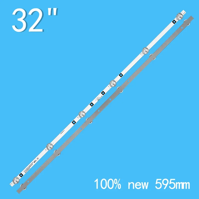 595mm LED backlight strip 32“ 6 lamp for 32“T”V LY315-DH1 JS-D-AP3216-062EC HL-24320A28-070 HY-B320-03T3030B06 LMDS315D16C-31 43