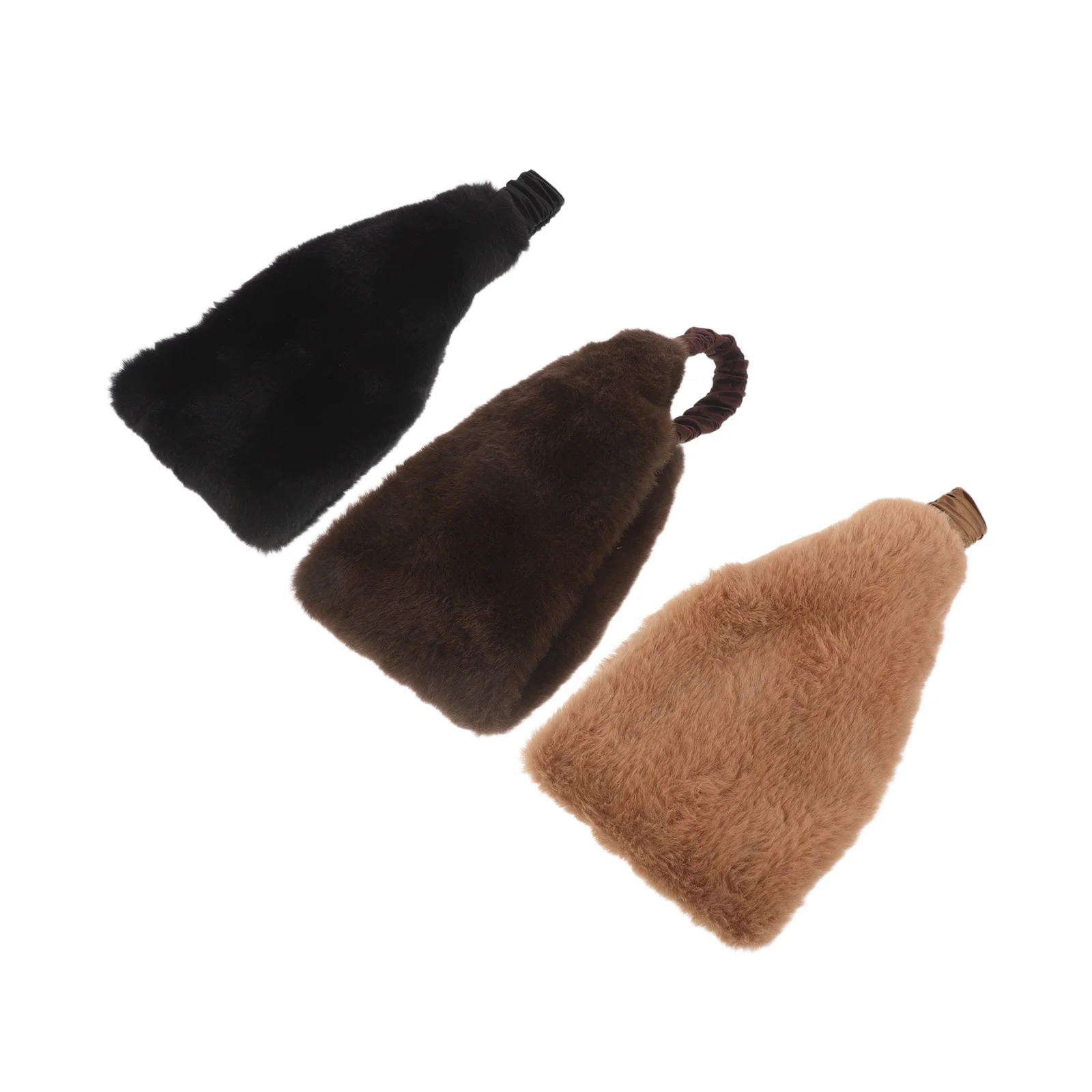 

3pcs Faux Headbands For Women Wide Warm Ear Cover Headband Winter Forehead Warmer Windproof Hair Accessory Cold Weather Skiing