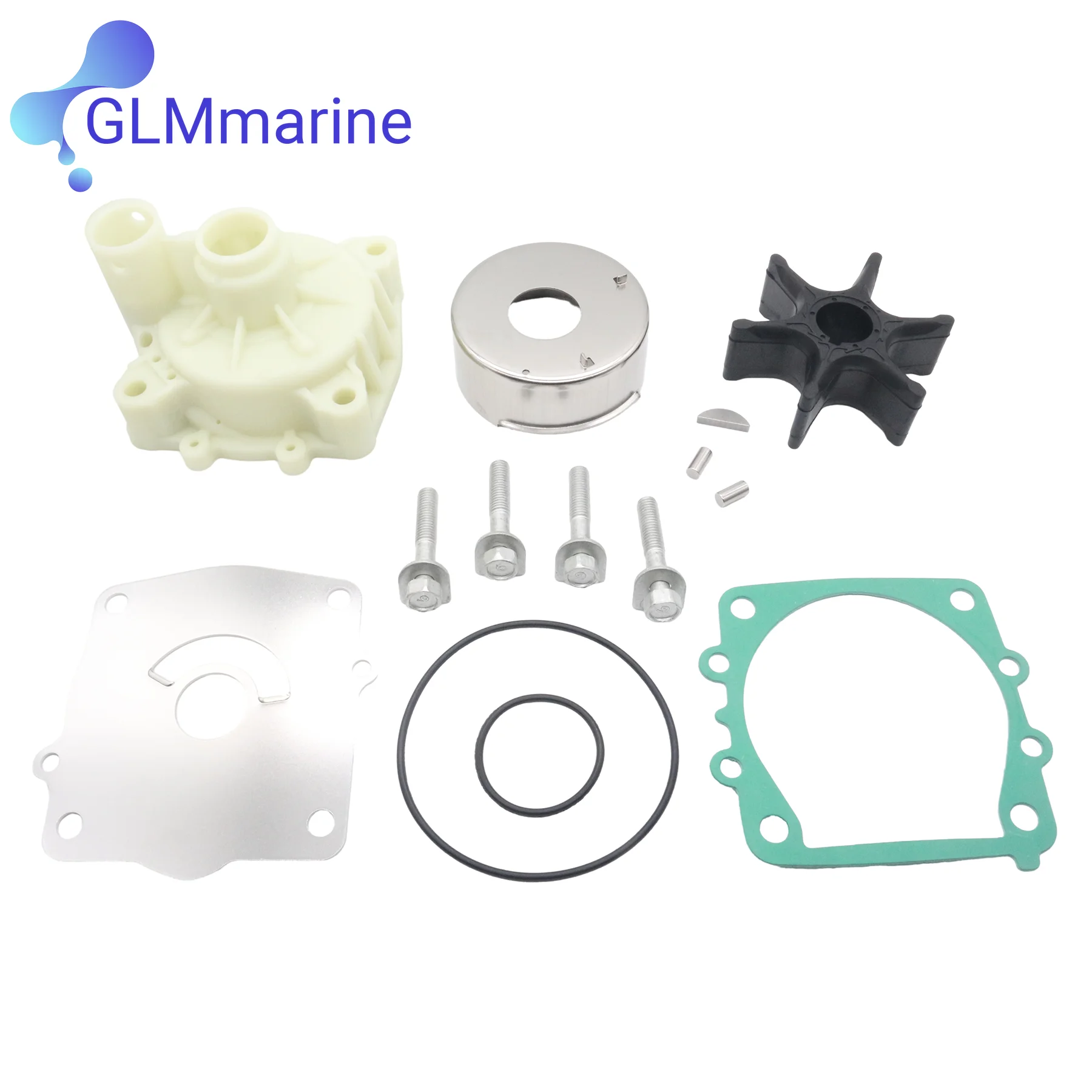 Outboard Service Kit for Yamaha 4-Stroke 200 225HP F200C F225B Outboard Motors Impeller Kit 61A-W0078-00 Thermostat 67F-12411-01