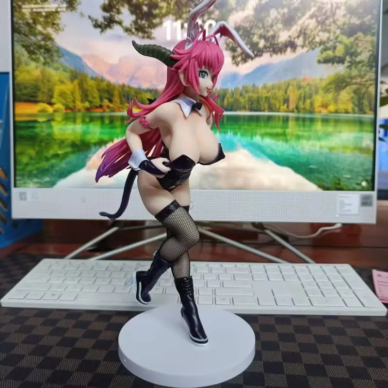 27cm Seven Mortal Sins Asmodeus Bunny Girl Anime Girl Figure Model Statue Boys Collection Desktop Decoration Ornament Toys Gifts