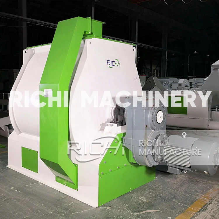 ATV&UTVRICHI Chicken Feed Mixer - CE Certification 1-2t/h Animal Feed Mixing Machine for Kenya