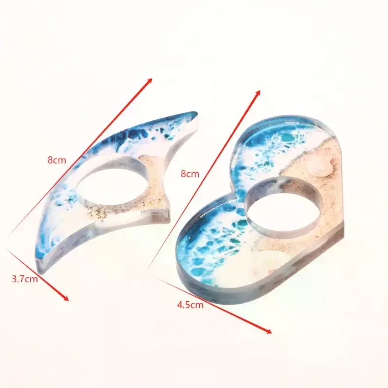 1/2Pcs Creative Ocean Beach Book Page Holder Reading Aid Thumb Book Support Book Expander School Supply Convenient Resin Durable