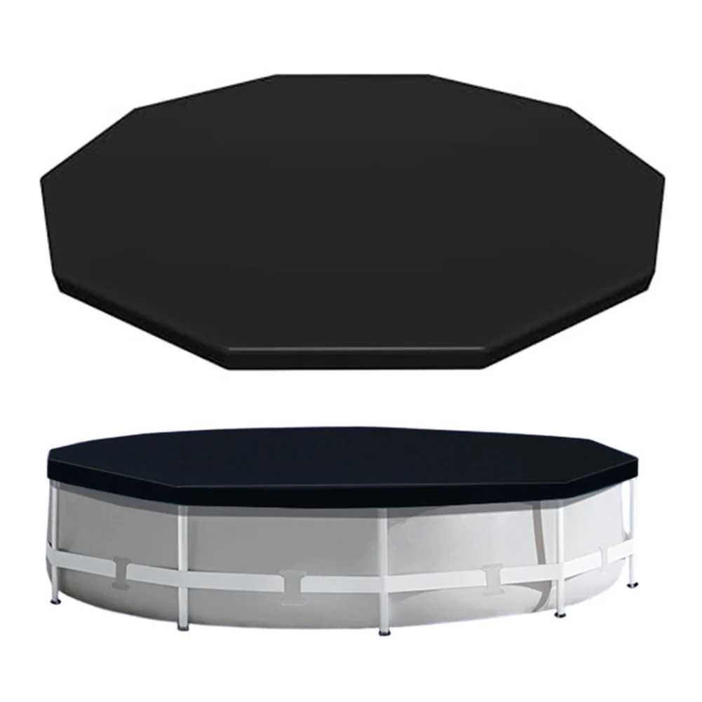 صيانة حمام السباحة فوق غطاء حمام السباحة الأرضي فوق حماية حمام السباحة غطاء مقاوم للماء غطاء حمام السباحة البلاستيكية الحبال المدمجة #3